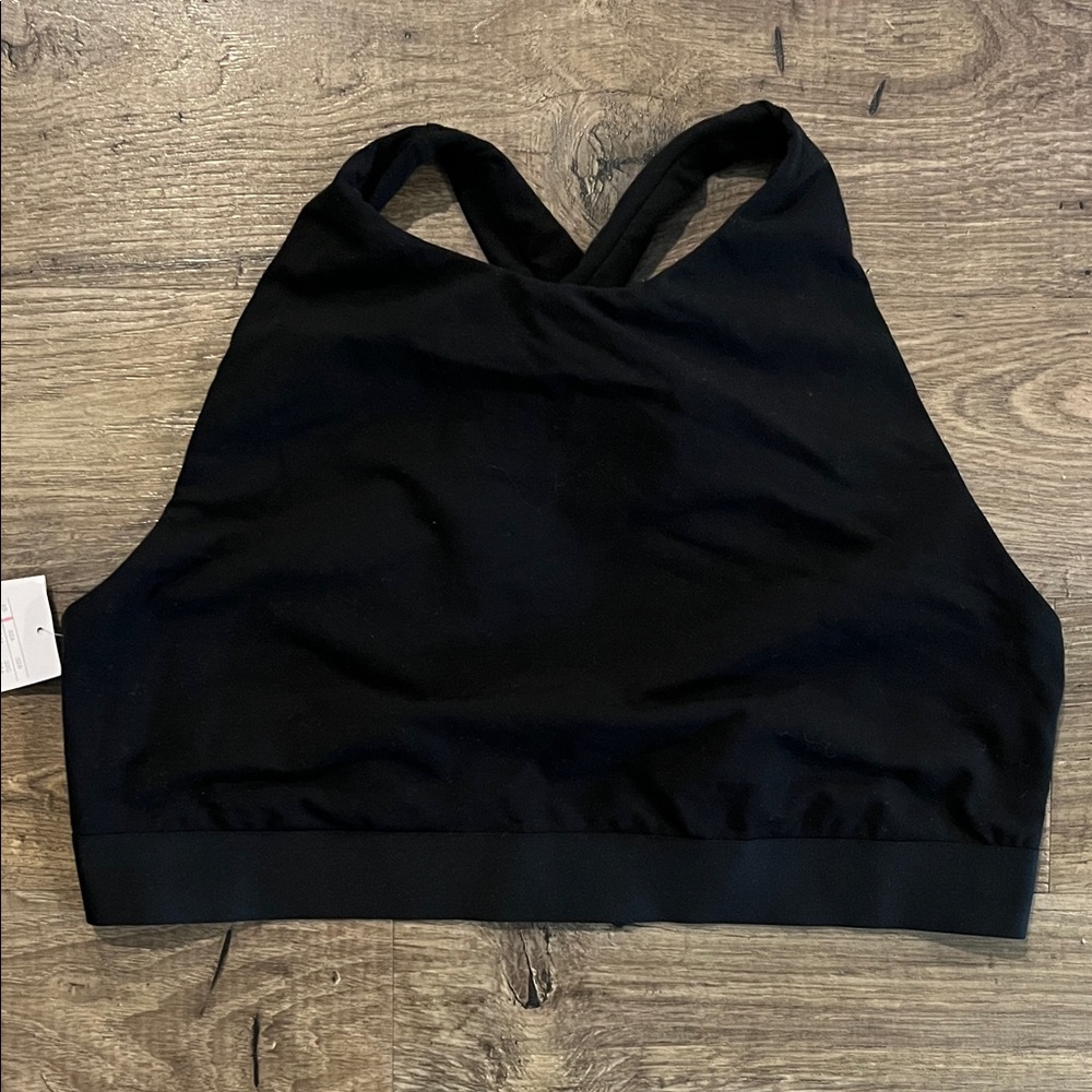 Auden Black Unlined Crossback Bralette